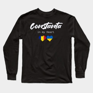 Constanta in my Heart. Romania-Ukraina Long Sleeve T-Shirt
